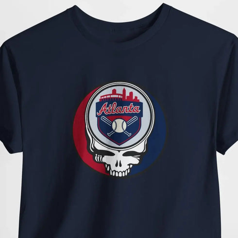 Grateful Dead - Atlanta Braves Grateful Dead Steal Your Face T-Shirt - MLB - StealieShop